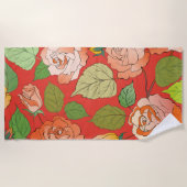 Rose 26 strandtuch (Vorderseite)