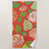 Rose 26 strandtuch (Vorderseite)