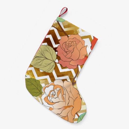 Rose 28 kleiner weihnachtsstrumpf (Vorderansicht (hängend))