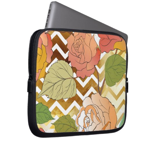 Rose 28 laptopschutzhülle (Vorne Rechts)