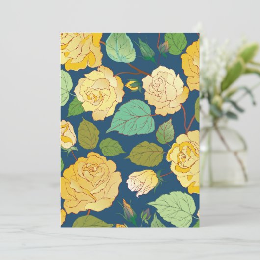 ROSE 2 DANKESKARTE (Stehend Vorderseite)