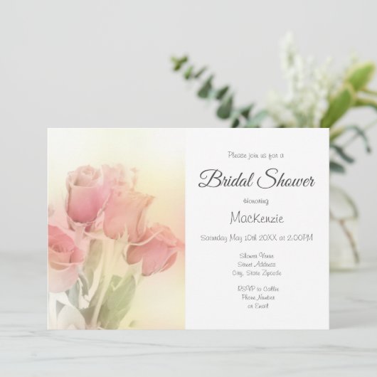 ROSE 2 EINLADUNG (Stehend Vorderseite)