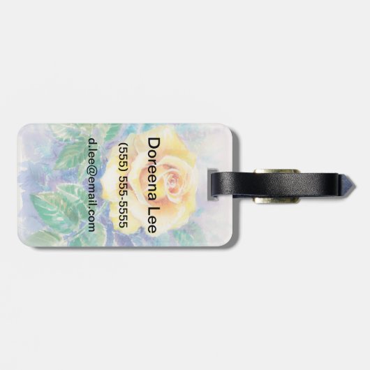 Rose 2 gepäckanhänger (Rückseite horizontal)