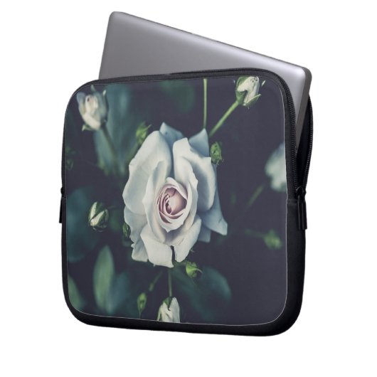 Rose (2) laptopschutzhülle (Vorderseite Links)