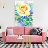 ROSE 2 LEINWANDDRUCK (Insitu (Wohnzimmer))