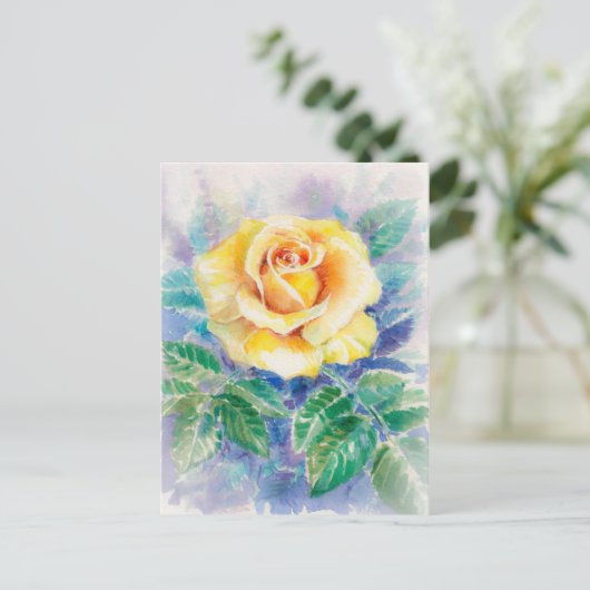 ROSE 2 POSTKARTE (Stehend Vorderseite)