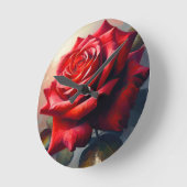 ROSE 2 RUNDE WANDUHR (Winkel)