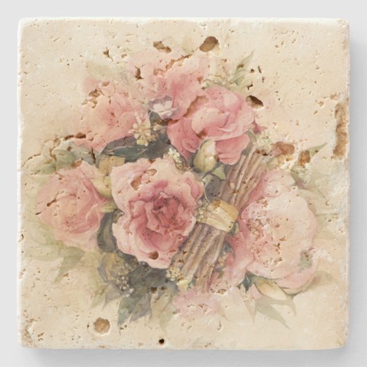 ROSE 2 STEINUNTERSETZER (Vorderseite)