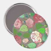 Rose 30 magnet (Vorderseite/Rückseite)