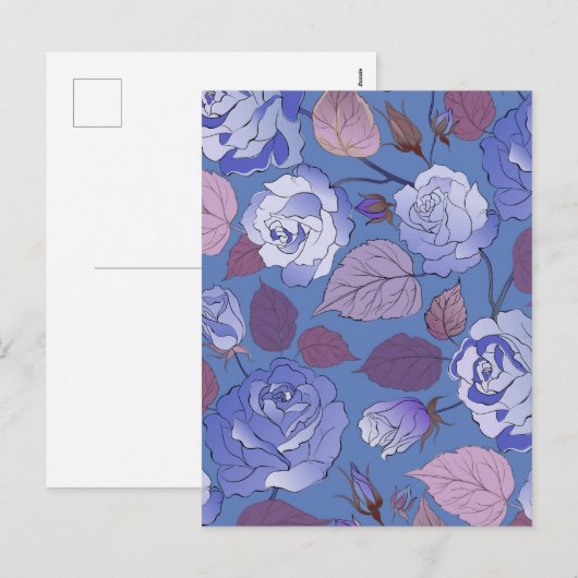 Rose 32 feiertagspostkarte (Vorne/Hinten)