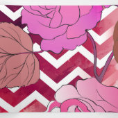 Rose 33 dreifach gefaltete urlaubskarte (Innenseite Mitte)