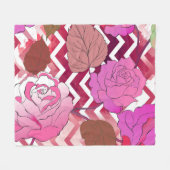 Rose 33 fleecedecke (Vorderseite (Horizontal))