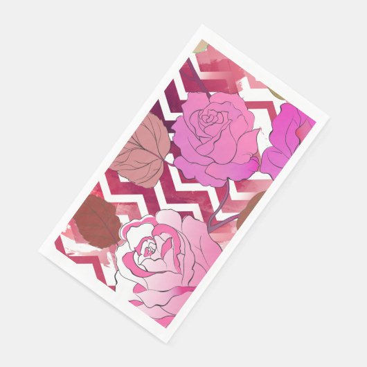 Rose 33 serviette (Ecke)