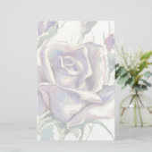 Rose 3 briefpapier (Stehend Vorderseite)