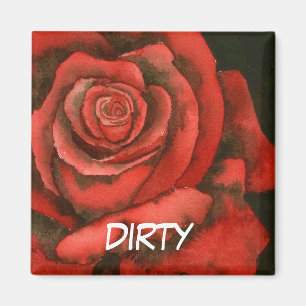 "Rose 3" Geschirrspüler Status Magnet