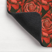 "Rose # 3" Muster florales Muster-Mousepad Mousepad (Ecke)