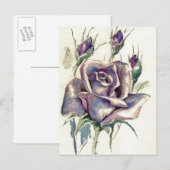 ROSE 3 POSTKARTE (Vorne/Hinten)