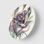 Rose 3 runde wanduhr (Winkel)