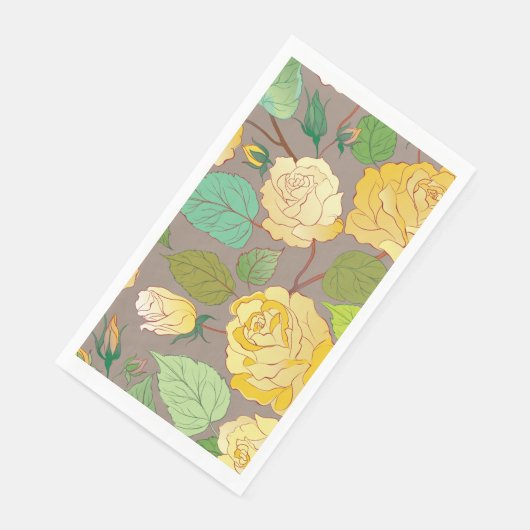 ROSE 3 SERVIETTE (Ecke)