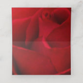 Rose 40. ruby-Jubiläumsstandorte Platzkarte (Innenseite Aufgefaltet)