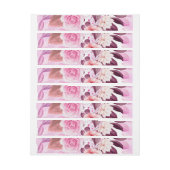 ROSE 4 Rundum-Adressaufkleber (Bogen)