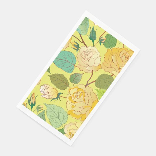ROSE 4 SERVIETTE (Ecke)