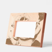 Rose 4"x6" Holzrahmen Geätzte Rahmen (Links)