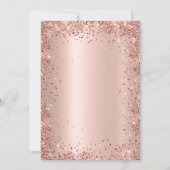 Rose 50. Geburtstag Einladung (Rückseite)