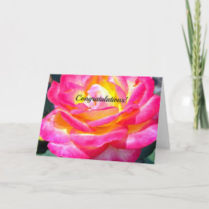 Rose 7220 Glückwunsch Hochzeitskarte Karte
