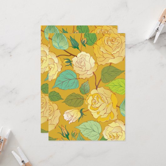 ROSE 7 KARTE (Vorderseite/Rückseite Beispiel)