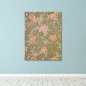"Rose - 93" Tapete Leinwanddruck (Insitu (Holzboden))