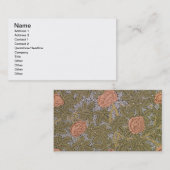 "Rose - 93" Tapetenentwurf Visitenkarte (Vorne/Hinten)