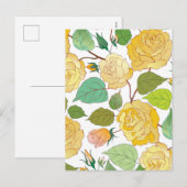 ROSE 9 FEIERTAGSPOSTKARTE (Vorne/Hinten)