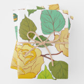 ROSE 9 GESCHENKPAPIER SET (Beispiel)