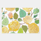 ROSE 9 GESCHENKPAPIER SET (Vorderseite)