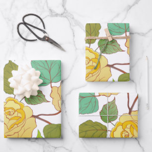 ROSE 9 GESCHENKPAPIER SET