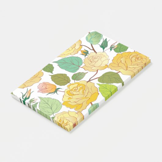 ROSE 9 POST-IT KLEBEZETTEL (angewinkelt)