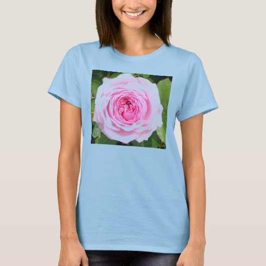 Rose abgenutzter T - Shirt (Vorderseite)