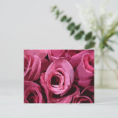 Rose Abstrakt Postkarte (Stehend Vorderseite)