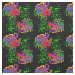 Rose abstrakt stoff
