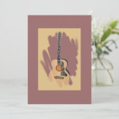 Rose Accoustic Einladung (Stehend Vorderseite)