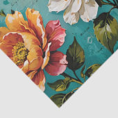 Rose Acrylmalerei Decoupage Seidenpapier (Detail)