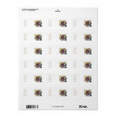 ROSE ADRESSAUFKLEBER (Vorne)