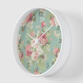 Rose Akrylsäulen Uhr (Winkel)