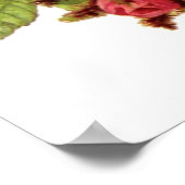 Rose-Aktionskorb Anpassbares Poster (Ecke)