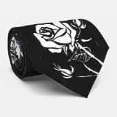 "Rose Alba" Blumengarten Neck Tie Krawatte (Gerollt)