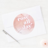 Rosé All Day Gefallen Stickers (Umschlag)