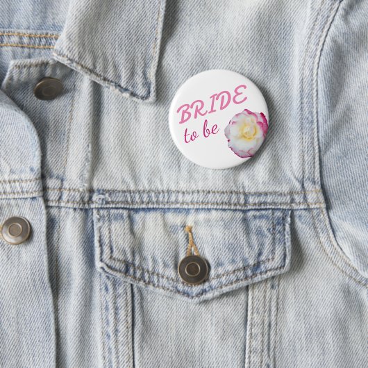 Rose als Blume Button (Beispiel)