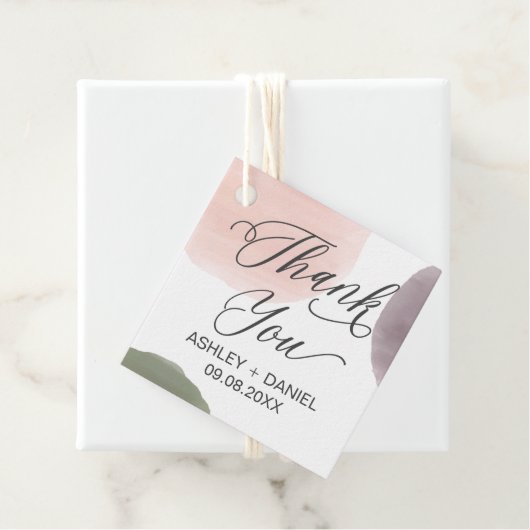 Rose, Alter & Trauben Danke, dass Sie das Geschenk Geschenkanhänger (Beispiel)