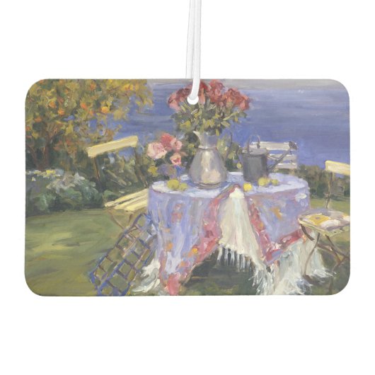 Rose am Meer Autolufterfrischer (Rückseite)